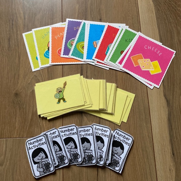 Memory Matching Cards W/ Number Counting Cards - Picture 1 of 3